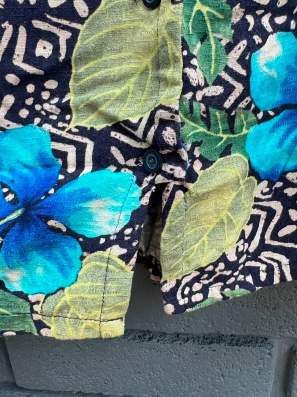 VTG White Stag Floral Tropical Hawaiian 2 Piece Short Set Coastal Resort Beach X - Picture 4 of 16